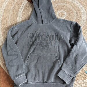Taylor Swift Gray Reputation Sweatshirt Hoodie No Explanation Hoodie xs/s